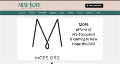 Desktop Screenshot of newhopepca.org